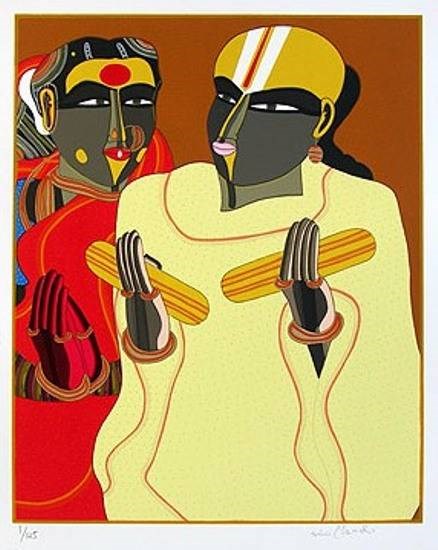 Untitled X, painting by Thota Vaikuntam