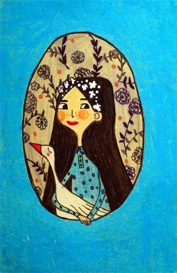 Princess, painting by Ishika Manish Gupta