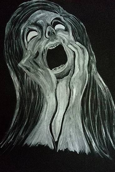 Painting  by Sonali Pawar - I am scared of everything