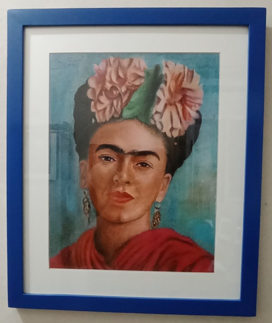 Frida Kahlo, painting by Khaled Hamdy .H