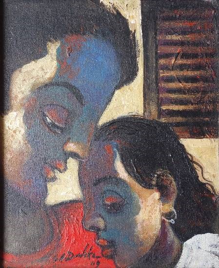 Couple, painting by G A Dandekar