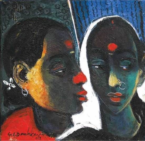 Friend, painting by G A Dandekar