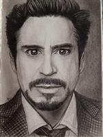 Robert Downey Jr Painting By Arnav Alok