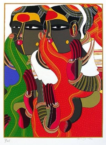 Limited Edition Print by Thota Vaikuntam - Untitled VII