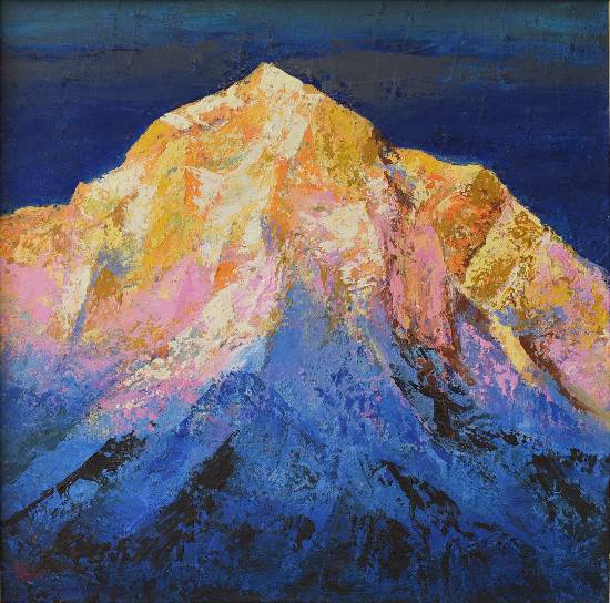 Painting by Kishor Randiwe - Himalaya collection - 21