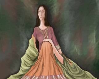 Painting by Gagandeep Kaur - Princess
