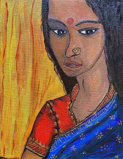 Painting by Pradnya Vaidya - Yagnseni