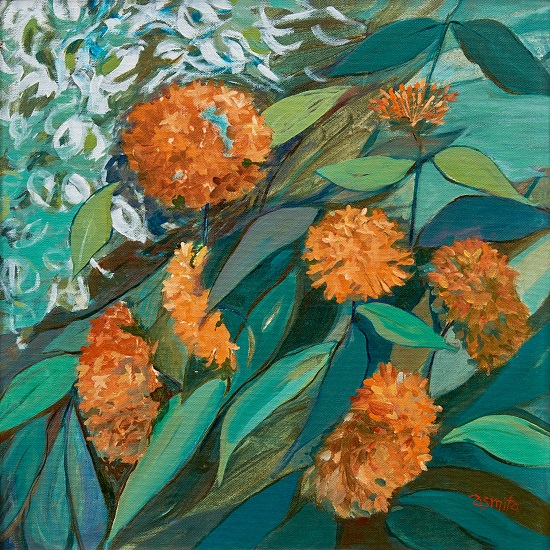 Painting by Asmita Jagtap - Blooms - 3