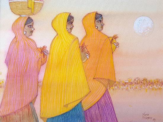 Painting by Natubhai Mistry - Untitled - 90