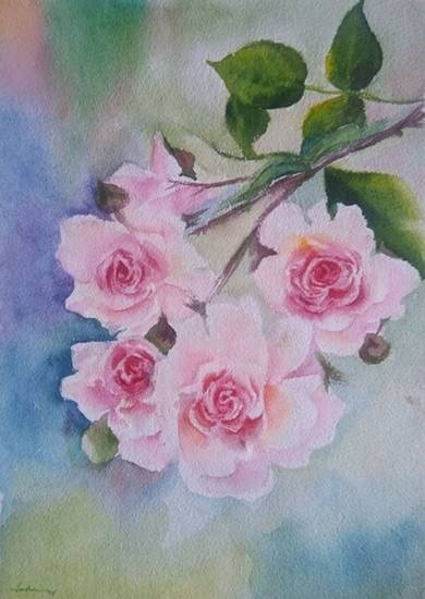 Soft Hues, painting by Varsha Shukla