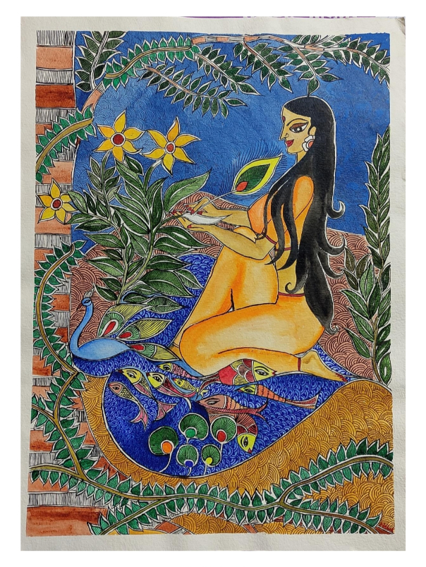 The Matreyi, Painting by Artist Nehal Shah The Matreyi, Painting by Artist Nehal Shah