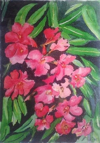 Flowers and Nature - 20, painting by Pratibha Kelkar