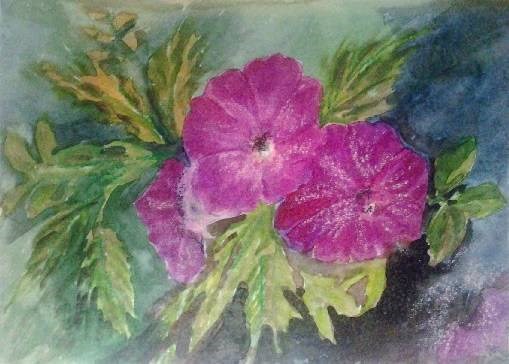 Flowers and Nature - 18, painting by Pratibha Kelkar