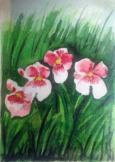 Flowers and Nature - 17, painting by Pratibha Kelkar