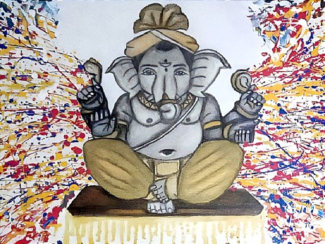 lord ganesha sketch