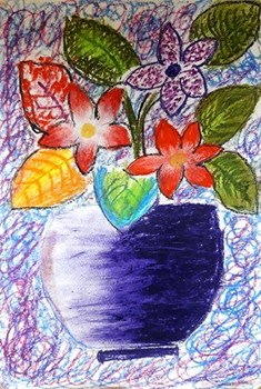 Flower Vase Painting By Anuri Madhuashis