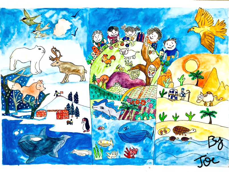 World environment day drawing – India NCC