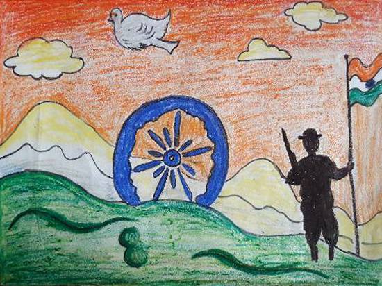 Vijay diwas day drawing/ poster on Kargil Vijay diwas/ tribute to Indian  soldiers /easy drawing | Easy drawings, Poster on, Drawings