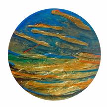 Painting by Ami Patel - Blissful Sky Painting by Ami Patel - Blissful Sky