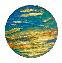 Painting by Ami Patel - Blissful Sky - 1 Painting by Ami Patel - Blissful Sky - 1