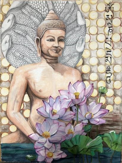 Ikshana, painting by Anuradha Kabra