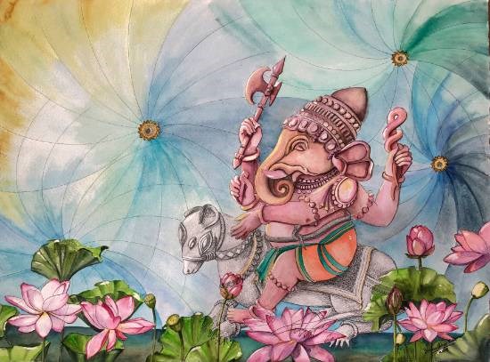 Akurath, painting by Anuradha Kabra