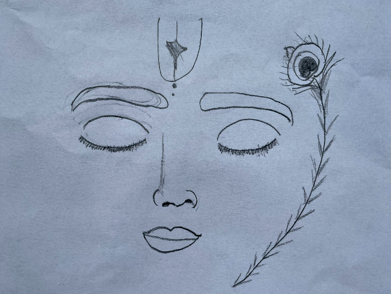 Krishna Drawing Pencil|Krishna Drawing Pencil Easy|Krishna Drawing Pencil  Sketch|Krishna Drawing - YouTube