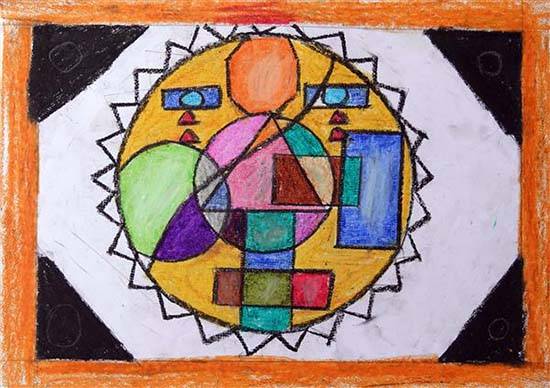 Geometric design Painting by Dharmraj Jayram Raut