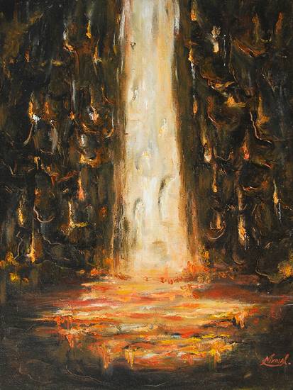 Painting  by Nirmal Pathare - Molten Magma