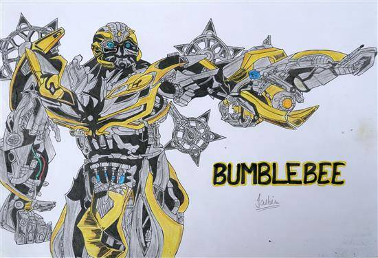 A draw with a pencil 2B (#17) - Bumblebee — Steemit