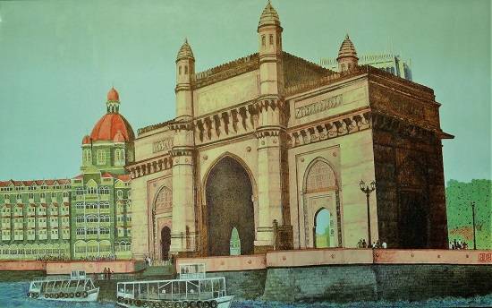 3D model of Gateway of India - India - CyArk — Google Arts & Culture