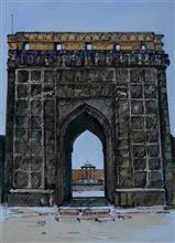 Painting by Sandhya Ketkar - Shanivarwada - Pune Painting by Sandhya Ketkar - Shanivarwada - Pune