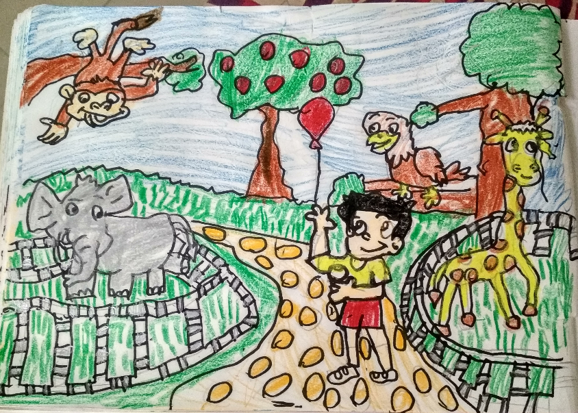 Zoo Drawing For Kids Images - Free Download on Freepik