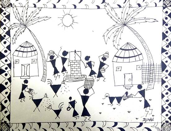 Warli Painting Indian Traditional Art | by Arts Of India | Medium