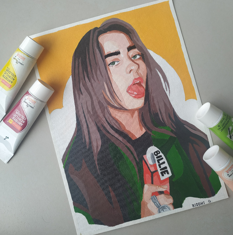 Billie Eilish Painting hotsell