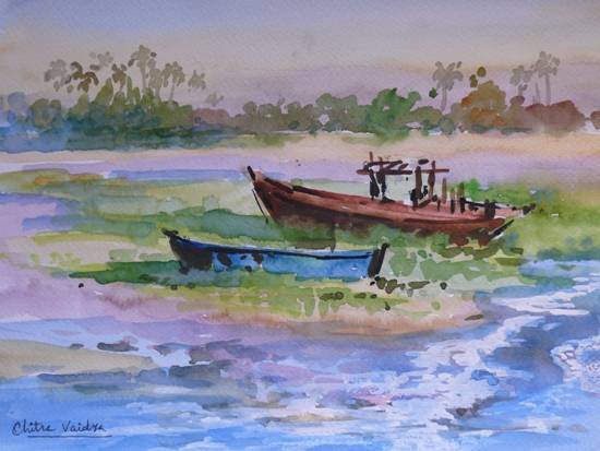 Konkan VII, Painting by  Artist Chitra Vaidya Konkan VII, Painting by  Artist Chitra Vaidya