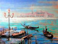 Painting by Chitra Vaidya - Venice Painting by Chitra Vaidya - Venice