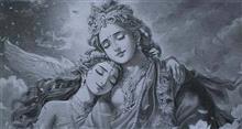 Painting  by Shriraj Chavan - Radha Krishna Painting  by Shriraj Chavan - Radha Krishna
