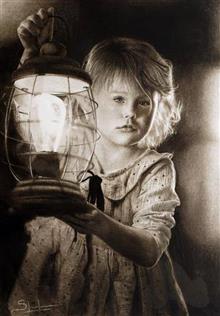 Painting  by Shriraj Chavan - Lights of Lust Painting  by Shriraj Chavan - Lights of Lust