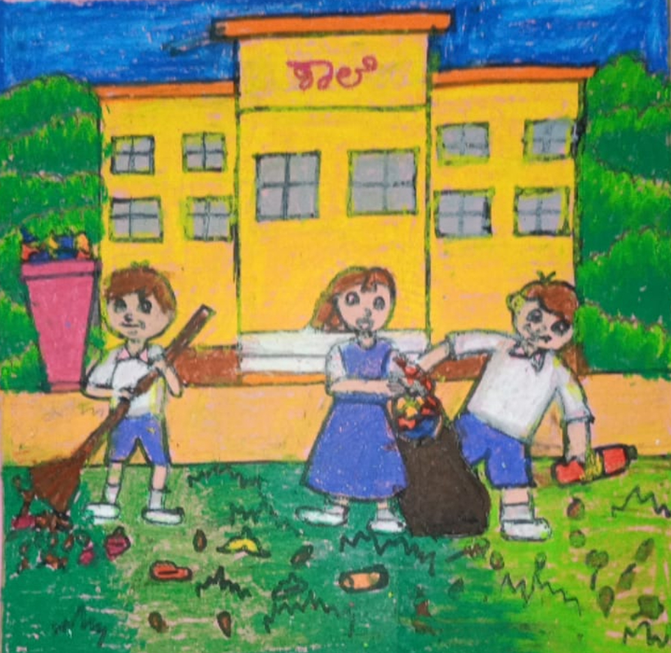 Children art contest Khula Asmaan shortlist - Mohini