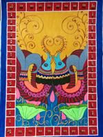 Paintings by Anupa Paul - Madhubani Fish Motif Folkart Paintings by Anupa Paul - Madhubani Fish Motif Folkart