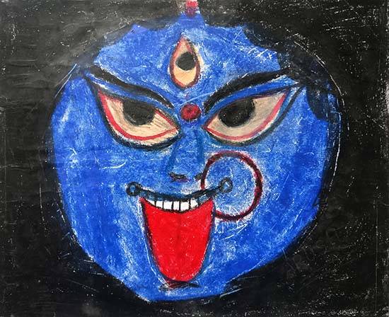 How to Draw Kali Mata | Kali Mata Drawing |by Drawing Art - YouTube