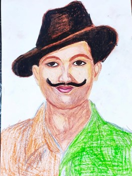 bhagat singh painting