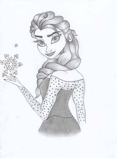 Elsa akiről Azuriát mintáztam  Disney drawings sketches Princess  drawings Disney drawings