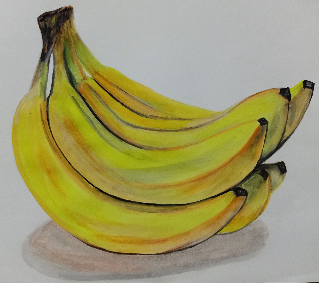 Banana Painting by Emerging Artist Mayank Rathi