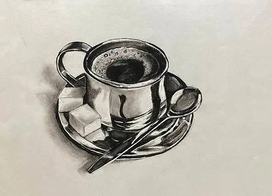 Cup And Saucer Pencil Drawing | Pencil drawing images, Pencil drawings,  Starbucks cup drawing