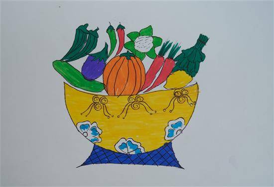 Let's Learn With Fun. Amazing Drawing Ideas. Making a vegetable garden |  garden, vegetable, drawing, kitchen garden | Easy and simple vegetable  garden drawing ideas. Drawing Fun | By Drawing Book |