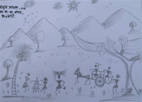 Free Drawing Tutorial - Warali Art Basic Course | Udemy