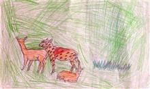 Painting  by Archita Suratne - Deer's Painting  by Archita Suratne - Deer's