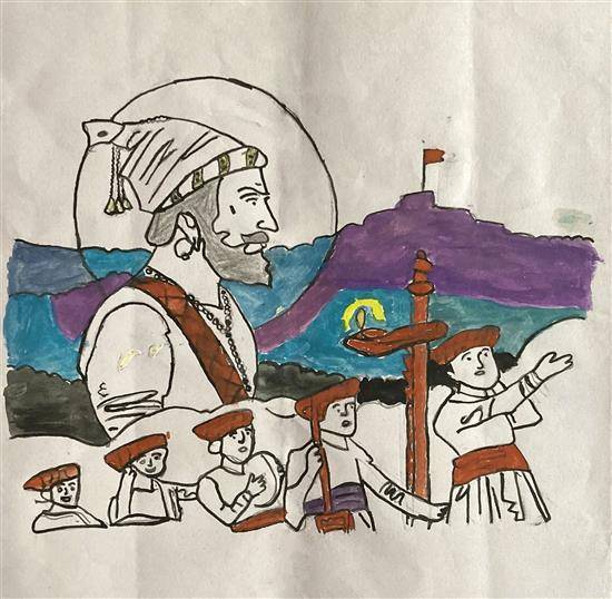 Colorमय - This sketch of Murud Janjira, guarding the coast... | Facebook